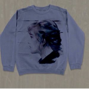 Taylor Swift Nayv Blue Crewneck - Evermore